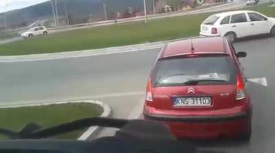 Klasyczny bład na rondzie