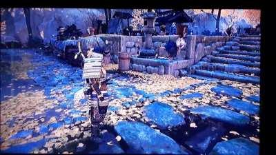 [Ghost of Sushima] Those must be some slippery leaves.