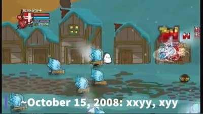 Today is the 12-year anniversary of Castle Crasher's release! To commemorate it, here is the evolution of juggling