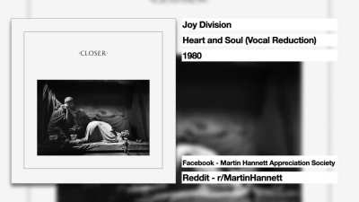 Joy Division - Heart and Soul (Vocal Reduction) - Produced by Martin Hannett