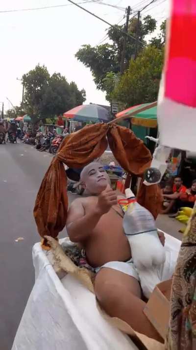 Least anxious Indonesian people