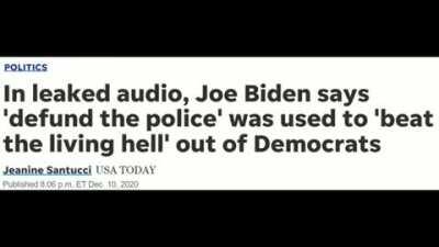 "Biden is our savior. He will defeat the radical fascist worst president trump and save the world."