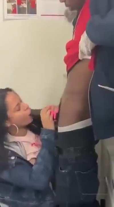 Redbone slopping on break