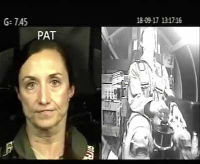 G-forces increase, from 1.5 g to 7 g