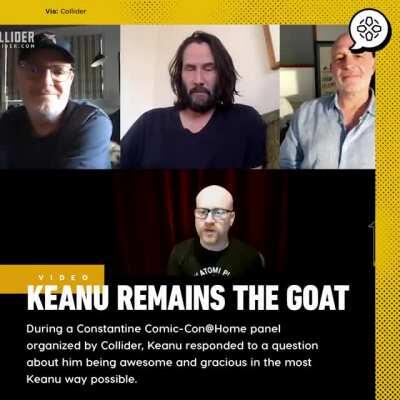 Keanu and his unshakable modesty