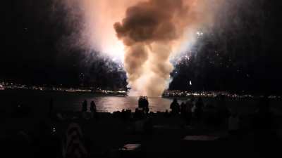 2012 San Diego firework display accidentally goes off all at once