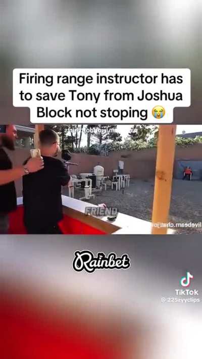 Josh should never hold a weapon