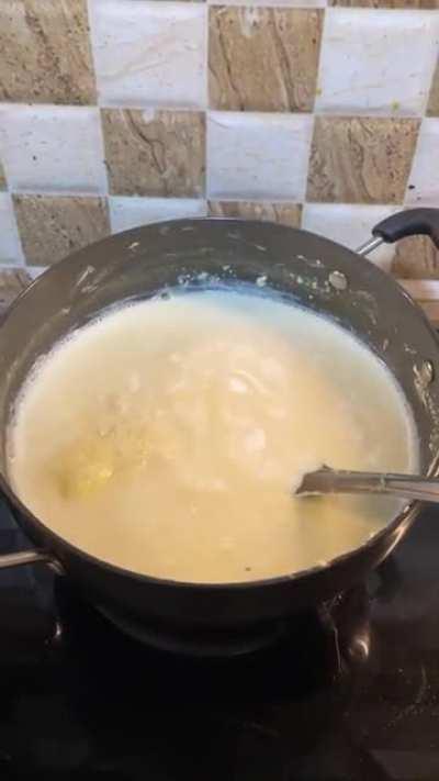 Why does it boil aggressively when I put the metal spatula in?