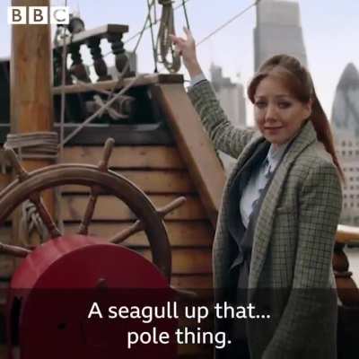 Philomena Cunk steps on board the first ship to circumcise the globe. ⚓️🌎