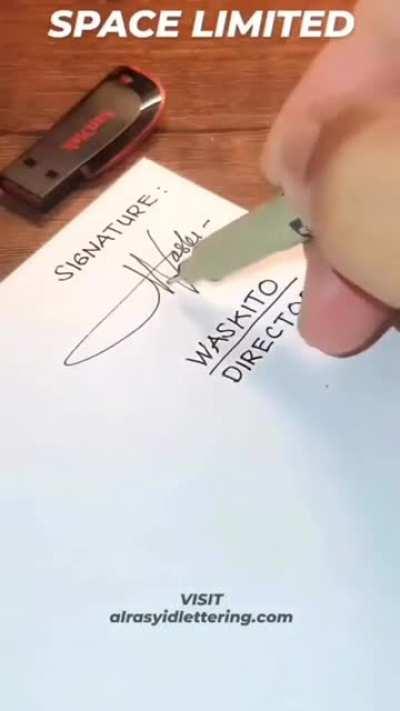 The art of beautiful penmanship