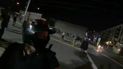 Live streamer requests 'medic' after fellow comrade assaults him for recording .. fellow comrades