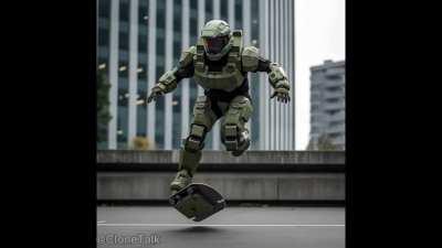 Master Chief Teaches You How To Do A Kickflip