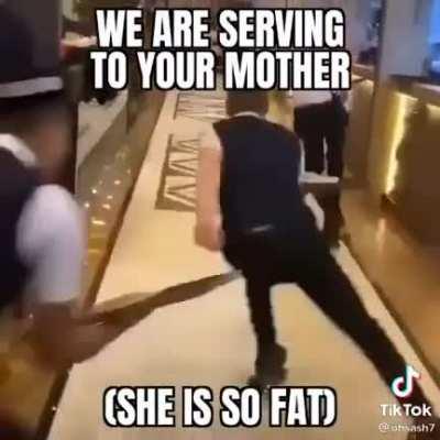 Of out hot eat the food