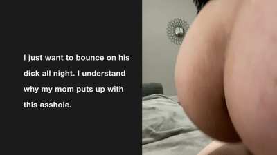 My 38m step dad is a dick but 23 f loves the way he punishes me