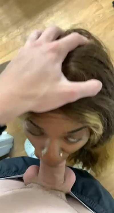 I make white guys cum hard