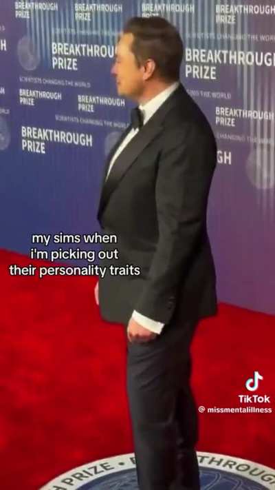 Picking personality traits on the sims with Elmo