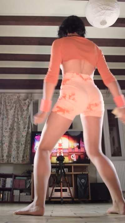 My dancing booty looks so good in these shorts