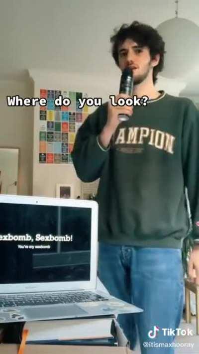 Hello. You are my sex bomb.