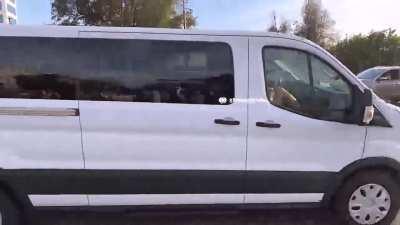 members of a vile antisemitic white supremacist group harassing Jews in Orlando, Florida