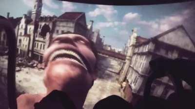 Attack on Titan 4D ride