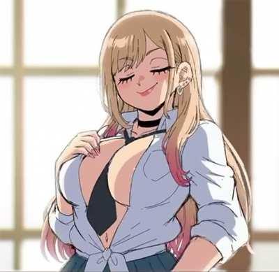 Marin’s tiddy reveal (Lewdamone) [My Dress-Up Darling]