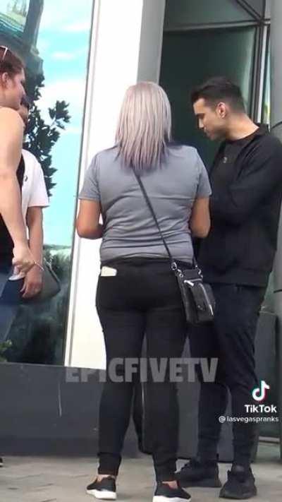 Lady goes to extreme lengths to try and steal a fake $100 bill