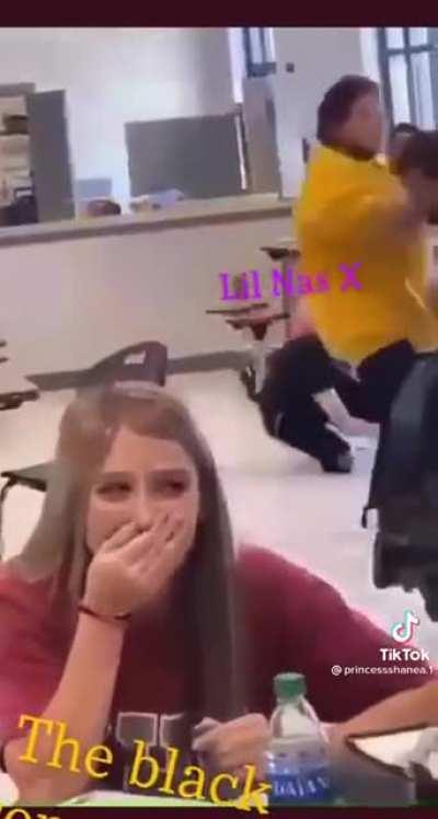 Chad throws gay flag in the trash