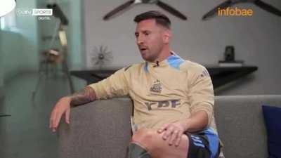 Messi has finally come to his senses in 'Murica. And has got a interesting English accent. Truly the goat