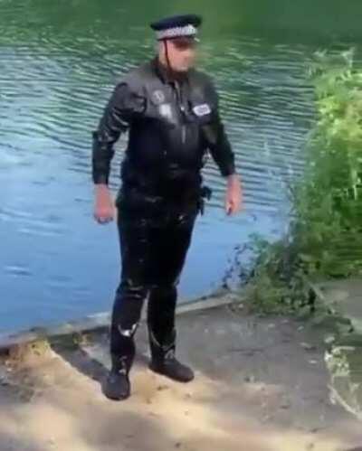 This kid straight up doesn't care...