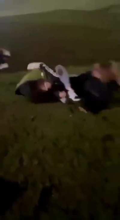 1 girl v whole ass group of people 🤣