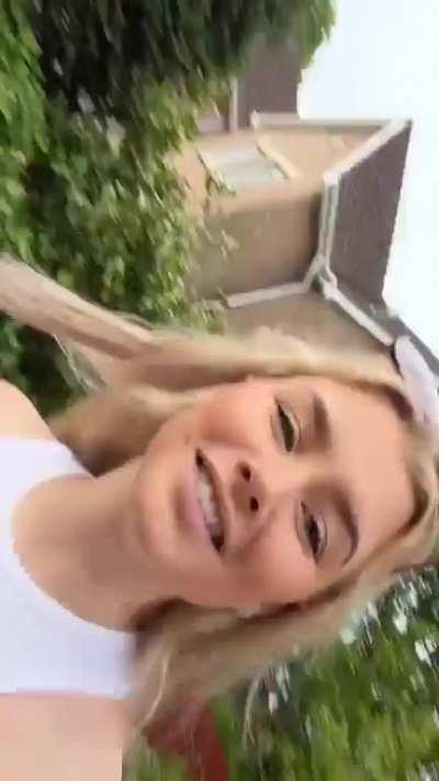 Kate’s tits almost bouncing out of that top