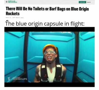 The shitty way to orbit