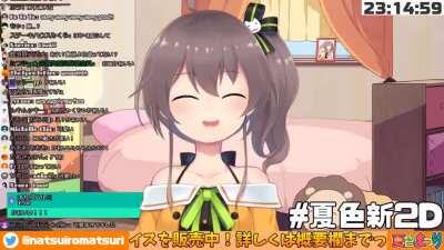 The cutest gasp, aka how to fall in love with Matsuri in 8 seconds