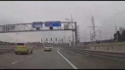 Attempting to jockey for position with another vehicle.. 🤦‍♂️