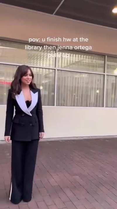 Jenna in public