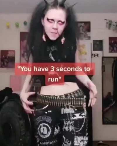 People trying to look badass