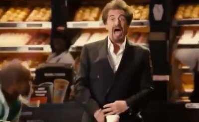 Dunkin' donuts ad with Al Pacino but with Japanese voice dub, Dunkacino !!!!