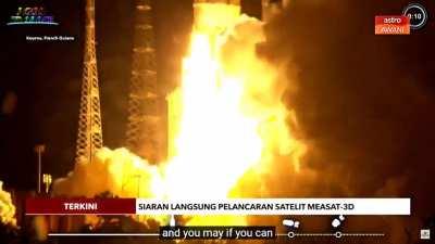 Malaysian satellite MEASAT-3d has a successful Ariane 5 lift-off