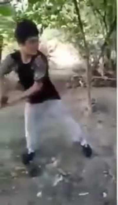 What could go possibly wrong with throwing a mortar round?