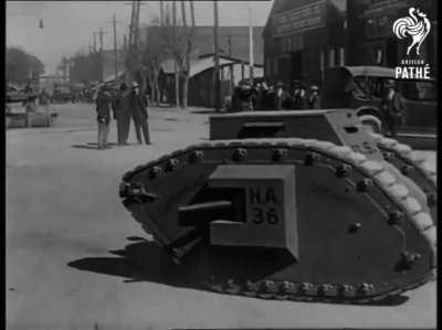 One-man tank demonstrated