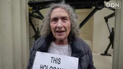 87-Year-old Holocaust survivor questioned by police over his participation in protest against Israel's genocide in Gaza