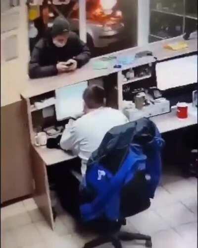 Just heading in to get the car fixed