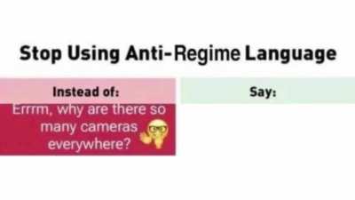 THE REGIME KNOWS BEST