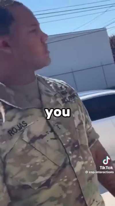 To act like you wanted “hand to hand combat”