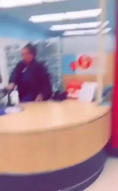 Woman destroys CVS cause she didn't get her meds