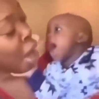 Shorty let a demon knock her up 😭