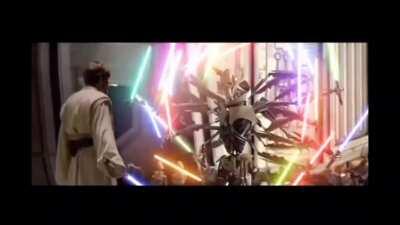 Grievous has to many lightsabers