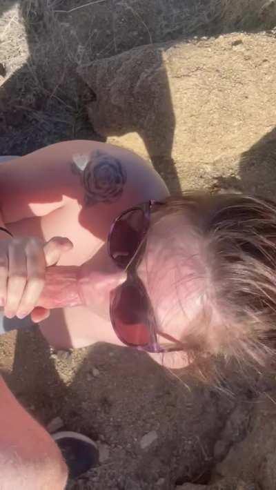 Went to Joshua Tree 🌲 Just so he could film me being a CUM SLUT…I loved it! [F]