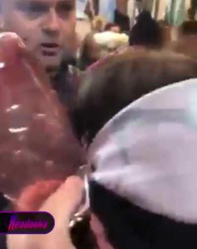 RU POV: Pries of Ukrainian Orthodox Church Ioann Prociuk been arrested by Ukrainian police during service in church in Babin - Chernoveckiy region, for resisting expropriation of church by Ukrainian government