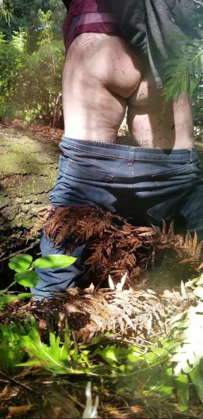 I got a little messy doing this public pee while camping ⛺💦